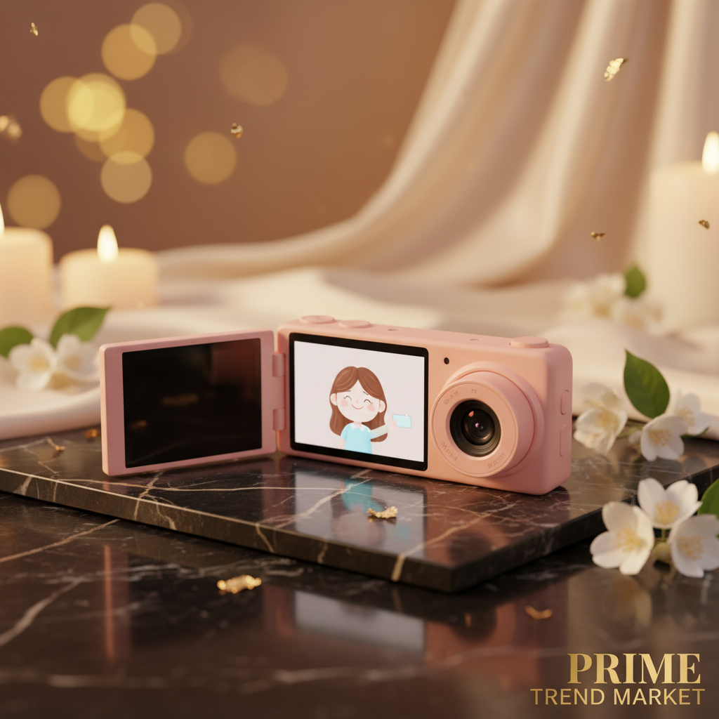 FlipShot™ HD Flip-Screen Vlog Camera — Entry-Level Digital Cam in 14 Pastel Colors — Prime Trend Market