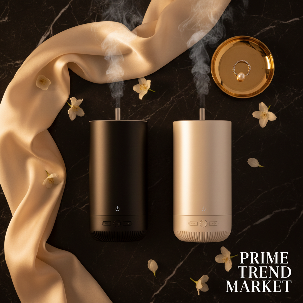 Luxury Automatic Intelligent Ultrasonic Aroma Diffuser — Essential Oil, Remote Control, USB, Whisper-Quiet — Prime Trend Market
