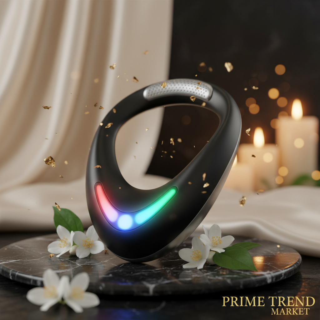 Luxury EMS Tri-Color LED Neck Beauty Device — Lift, Firm & Rejuvenate Neck Skin — Eliza & Tuan