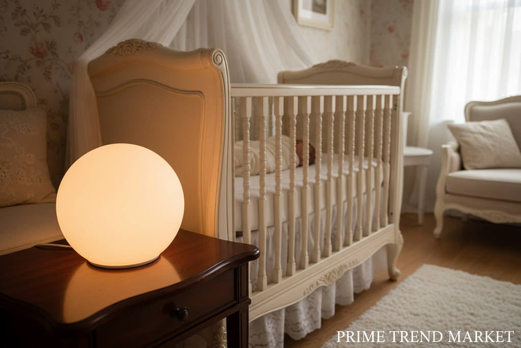 DreamGlow™ Baby Sleep Aid Night Light — 20 Soothing Sounds & Soft Glow Nursery Lamp — Prime Trend Market