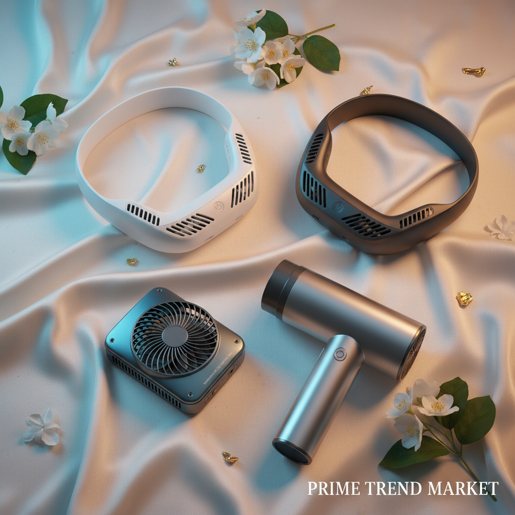 Full Cool Bundle | ArcBreeze™ Neck Fan + Wearable Neck Fan + Turbo Jet Fan + Ice Cooling Fan — Prime Trend Market