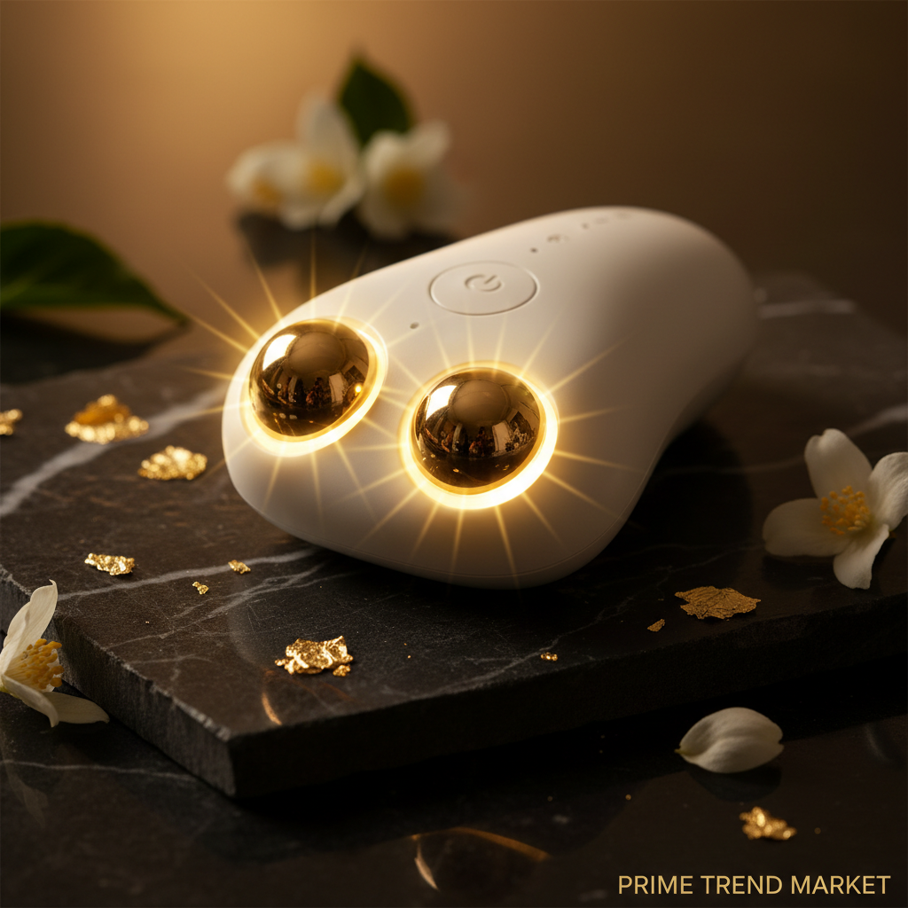 Luxury EMS Micro-Current Face Massager — Firming, Wrinkle Reduction & Skin Rejuvenation Device — Eliza & Tuan