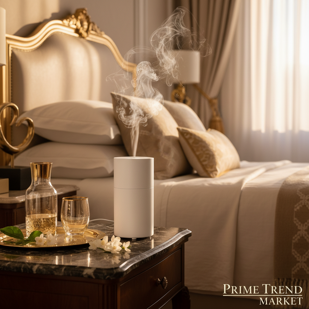 Hotel Lobby Luxury Ultrasonic Aroma Diffuser — Bluetooth Smart Home Scent — Prime Trend Market