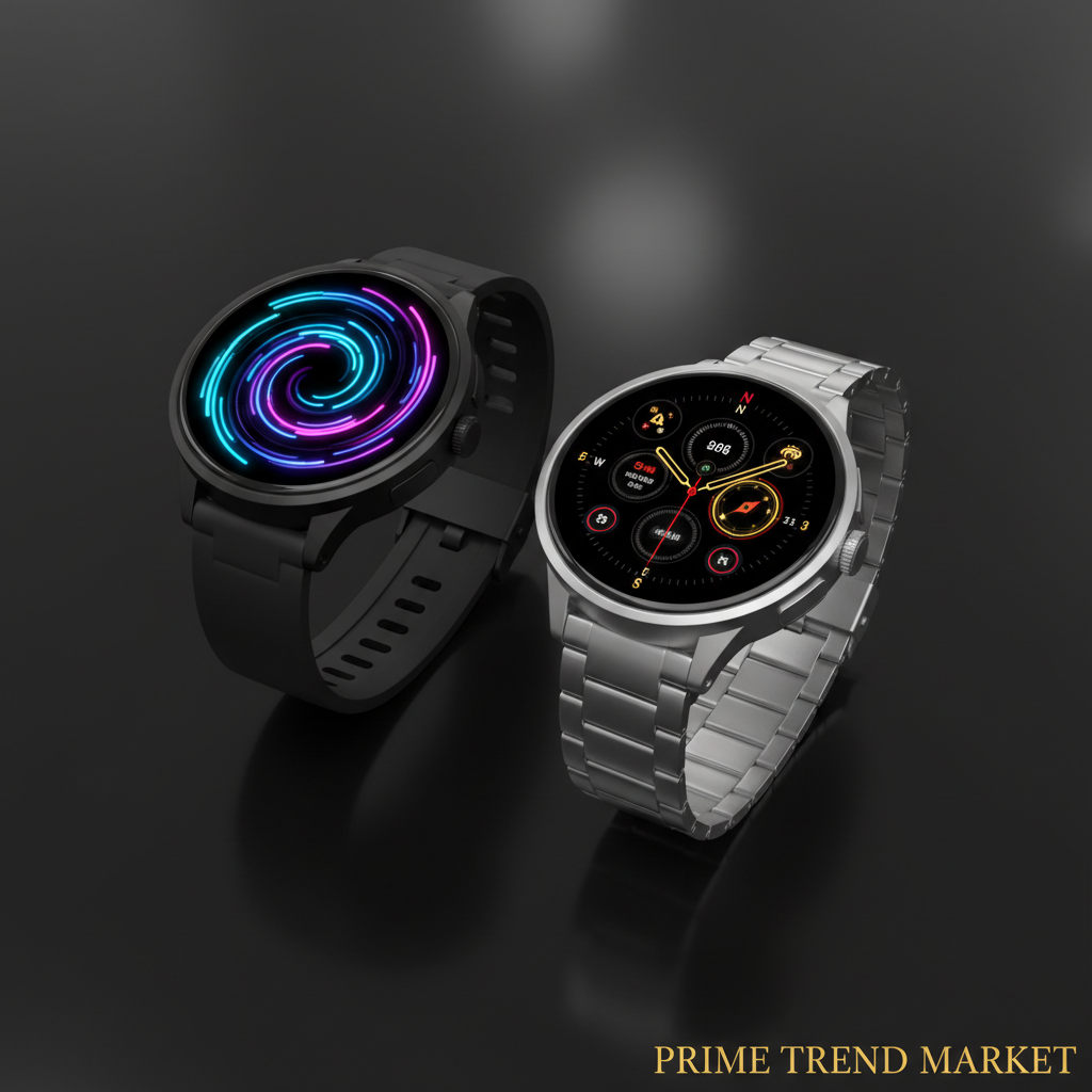 MAX18 AMOLED Smartwatch – 1.43" Big Screen, BT Calls, Gesture Control, AI Voice, Sports Smart Watch for Men — Prime Trend Market