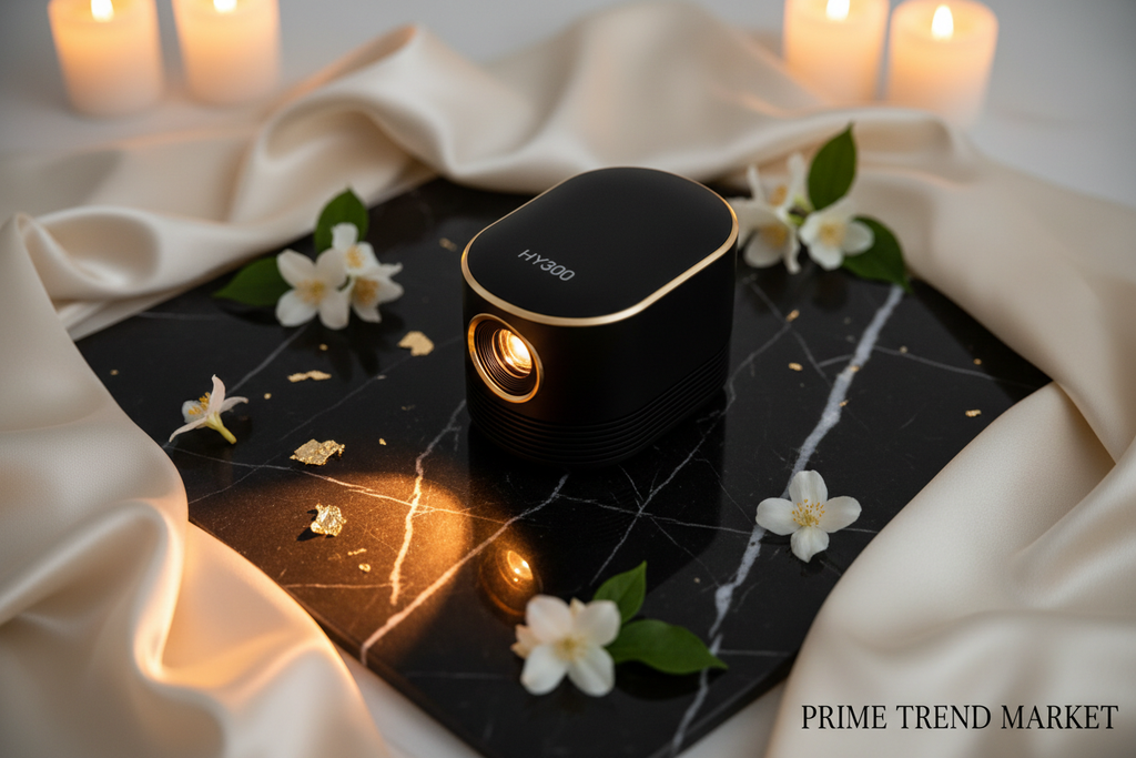 Projector Movie Night Bundle | HY300 Mini Smart Projector + Portable Speaker — Prime Trend Market