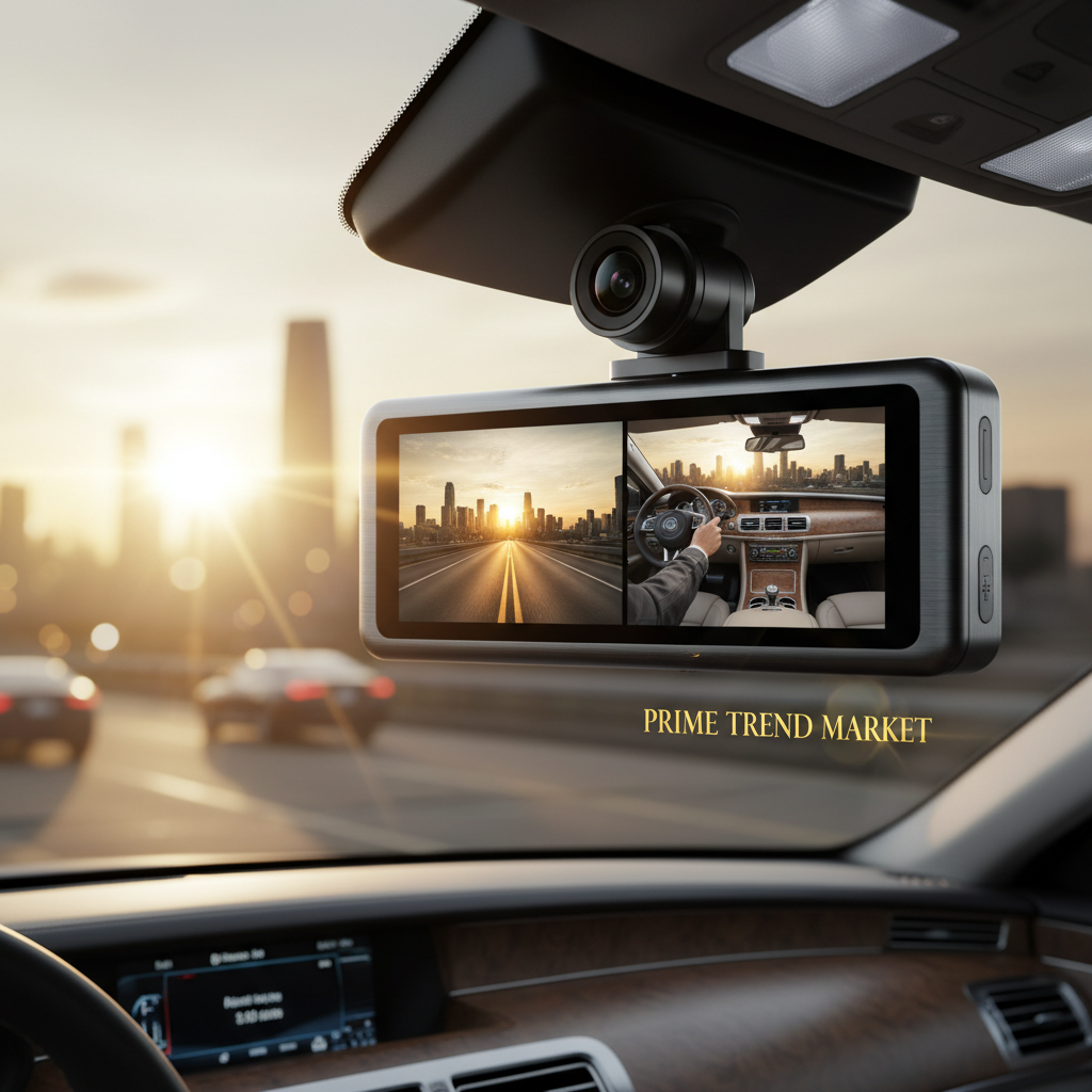 1080P Dual Lens Dash Cam | G-Sensor | Front & Interior Recording | Loop Recording — Prime Trend Market