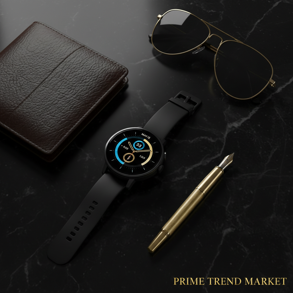 MAX18 AMOLED Smartwatch – 1.43" Big Screen, BT Calls, Gesture Control, AI Voice, Sports Smart Watch for Men — Prime Trend Market