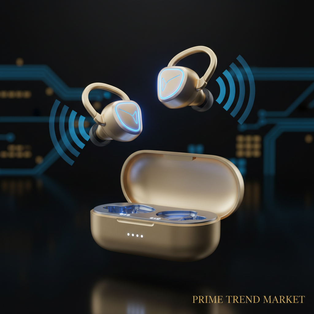 Open Ear Sport Earbuds | Bluetooth 5.4 Earhook | IPX5 Waterproof | 300Hr Standby | LED Case — Prime Trend Market