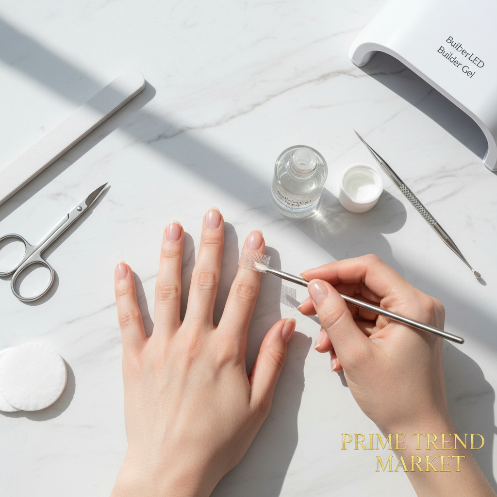 Nail Extension Fiber Gel Set — Paper-Free Fiberglass Builder Kit — Prime Trend Market
