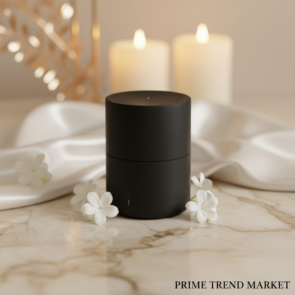VibeDesk™ Aesthetic Mini Bluetooth Speaker — Portable Wireless Sound in 4 Colors — Eliza & Tuan