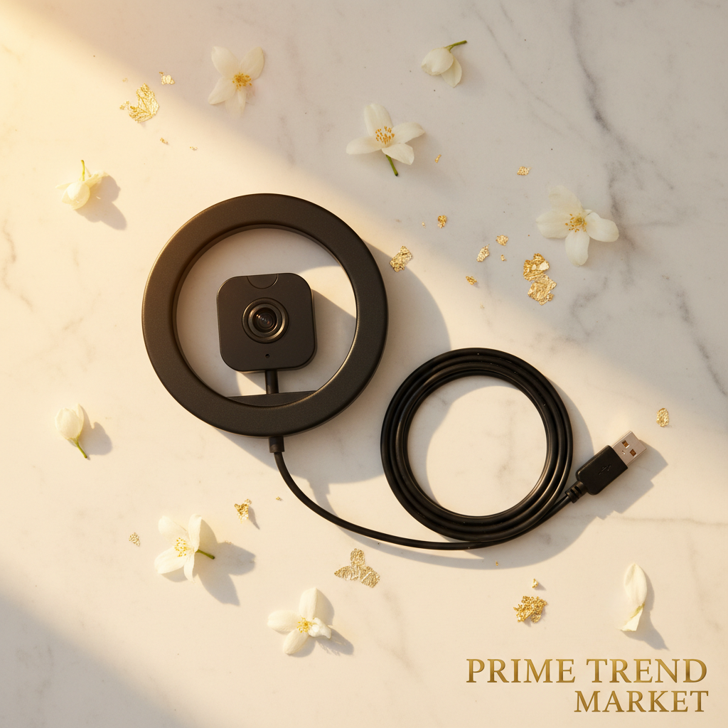 GlowShot™ HD Live Beauty Camera — USB Ring Light Webcam for Streaming & Content Creation — Prime Trend Market