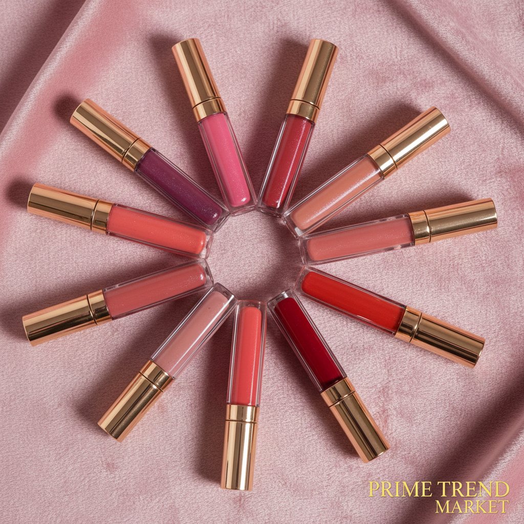 Double Head Non-Stick Lip Gloss — Long-Lasting Color & Glossy Finish | 9 Shades — Prime Trend Market