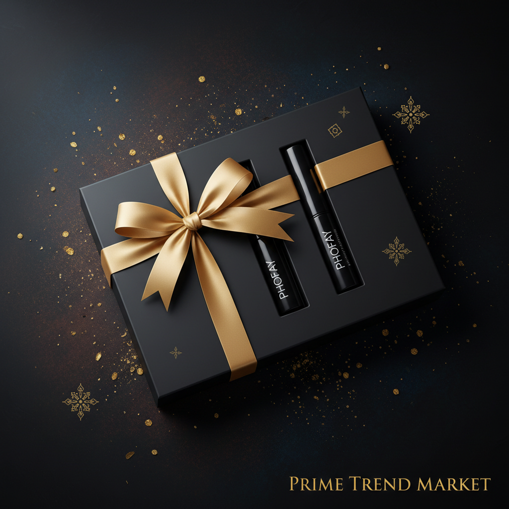 PHOFAY Eye Essentials Duo — Volumizing Mascara + Waterproof Colorful Eyeliner — Prime Trend Market