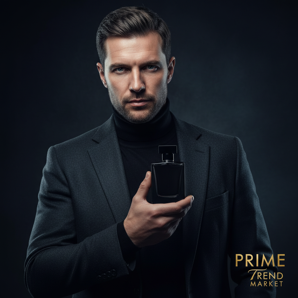 Men's Niche Long-Lasting Fragrance Perfume — Bold Black & Electric Blue for Him — Prime Trend Market