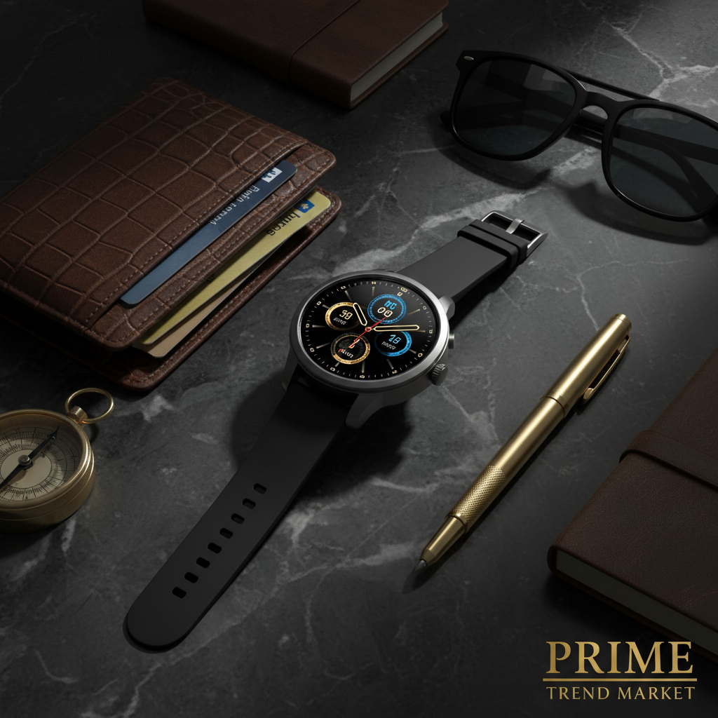 SENBONO Round Smartwatch – Big Screen, Wireless Dial & Answer Calls, Fitness Tracker, Outdoor Sports Watch for Men — Prime Trend Market