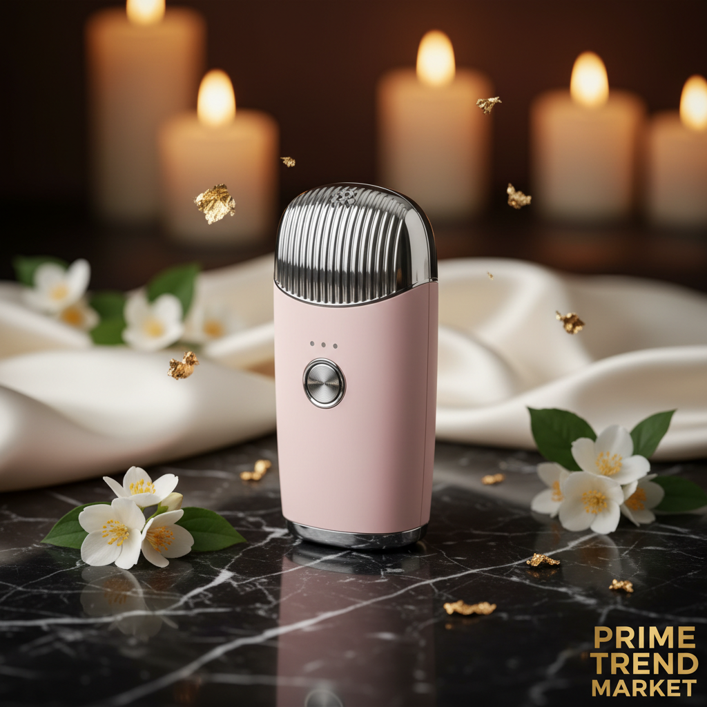 Luxury 5-in-1 Silicone Facial Cleansing & Lifting Device — Ultrasonic, EMS Microcurrent, IPL, Heat & Vibration Skin Care Tool — Prime Trend Market