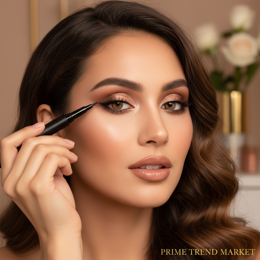 4-in-1 Multifunctional Makeup Pen – Eyeliner, Lip Liner, Brow Pencil & Highlighter | Travel-Ready Beauty Pen — Prime Trend Market