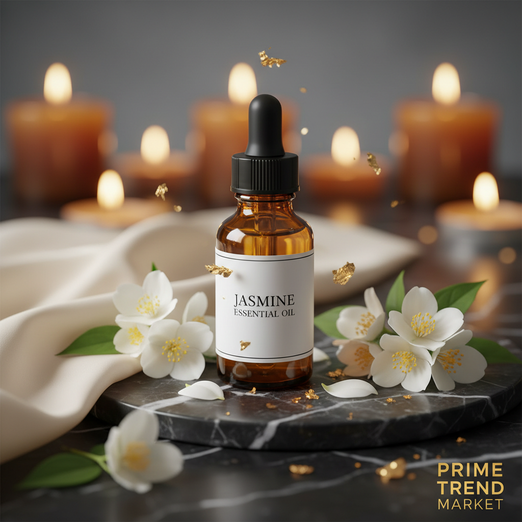 Luxury Jasmine Body & Massage Essential Oil — Deep Moisturizing Aromatherapy Skin Care Oil 10ml — Prime Trend Market