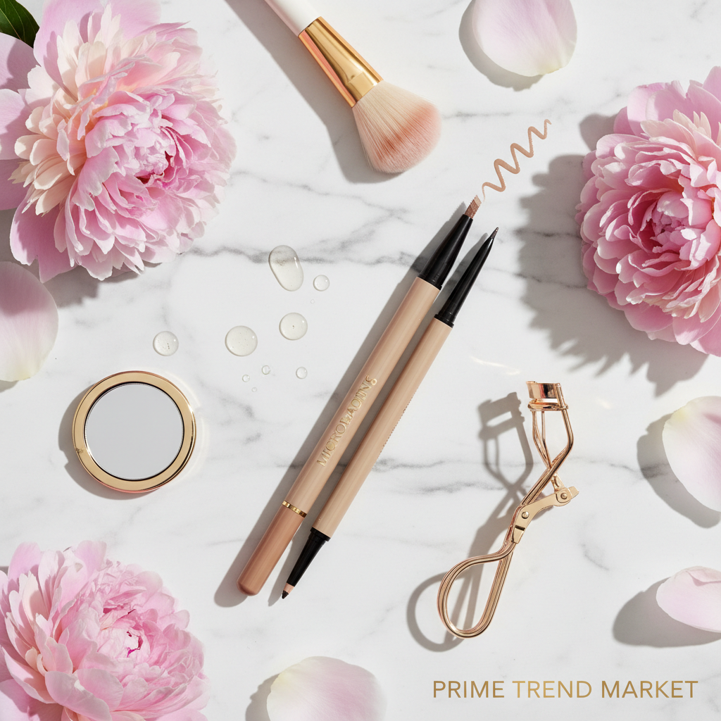 2-in-1 Microblading Eyebrow Pen — Waterproof, Dual-Ended, 3 Shades — Prime Trend Market