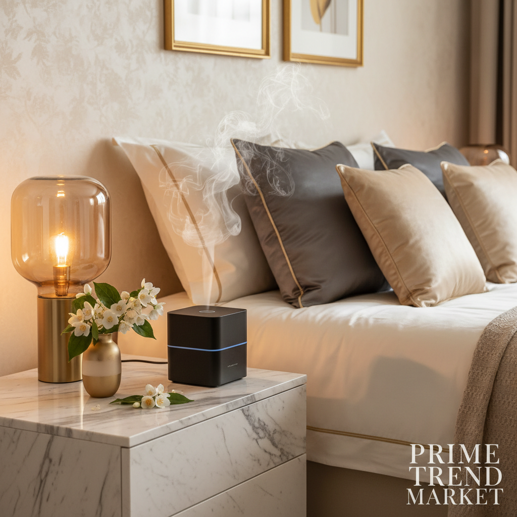 Luxury Smart Ultrasonic Aroma Diffuser & Humidifier — Nano Atomization, Bluetooth & WiFi, Aromatherapy Fragrance Machine — Prime Trend Market