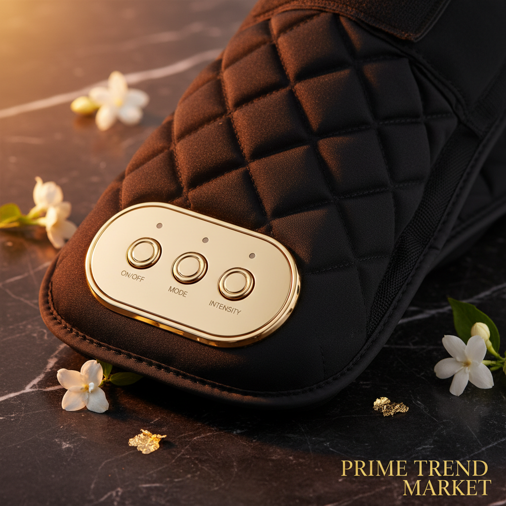 Luxury EMS Calf Air Compression Leg Massager with Heat — Airbag Heating, 3 Gears, Single & Double — Prime Trend Market