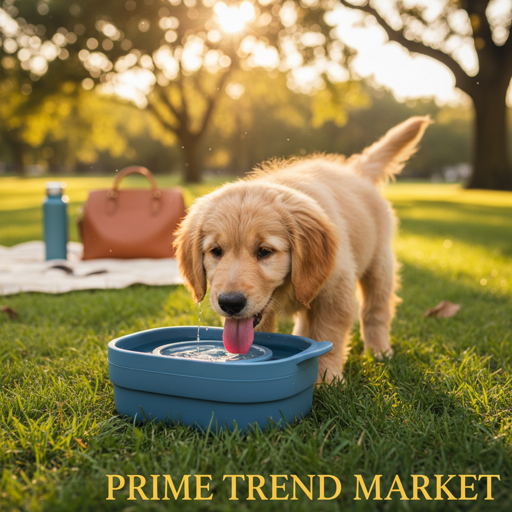 Luxury Pet On-The-Go Essentials Bundle | Foldable Playpen + Carrier Bag + Anti-Spill Bowl — Prime Trend Market