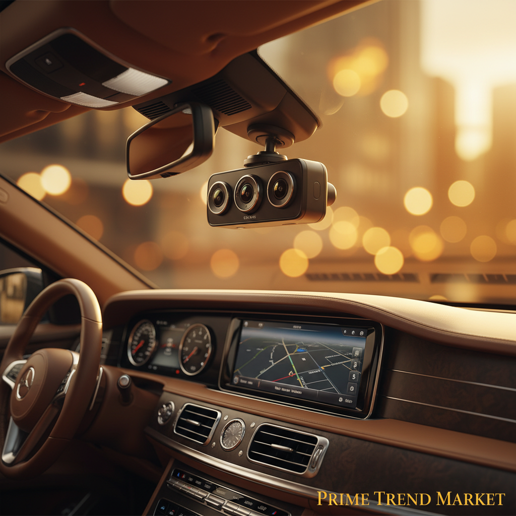 3-Channel Dash Cam Front Inside Rear | 32G MMC | G-Sensor | Parking Monitor | Loop Recording — Prime Trend Market