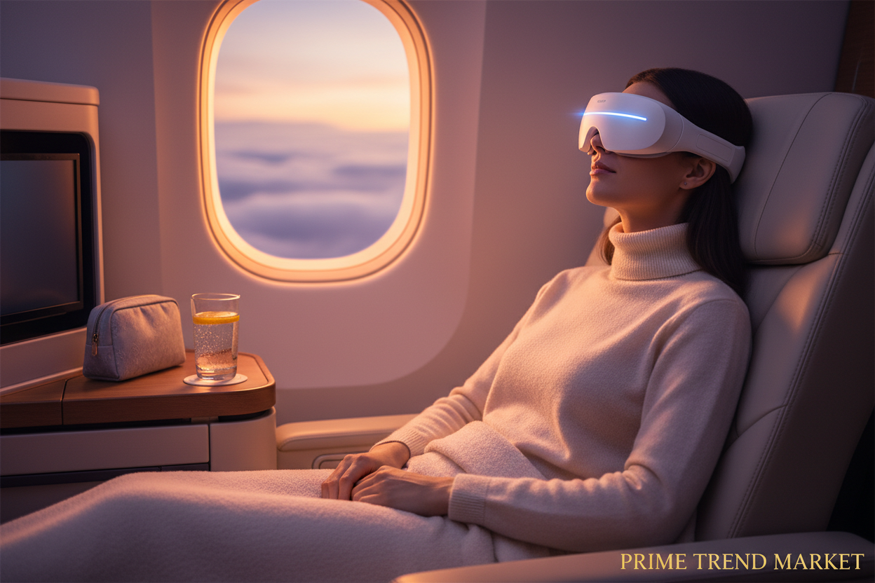 VEVOR Eye Massager with Heat | 5 Modes Bluetooth Music | 180° Foldable Eye Care Device | White — Prime Trend Market