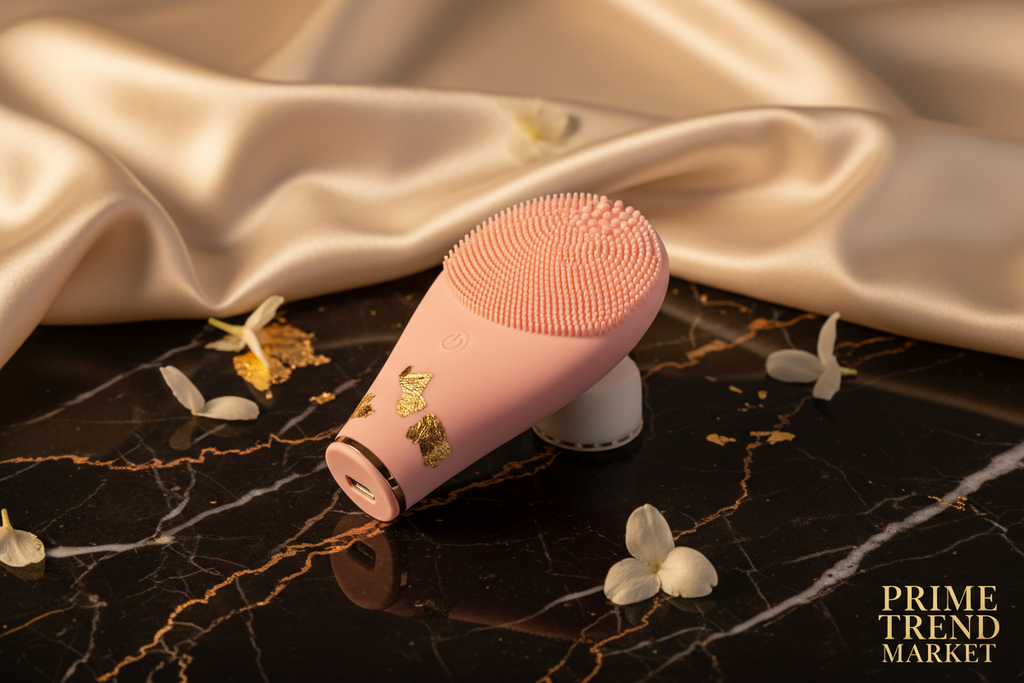 Luxury Mini Silicone Electric Face Cleansing Brush — USB Sonic Skin Purifier — Prime Trend Market