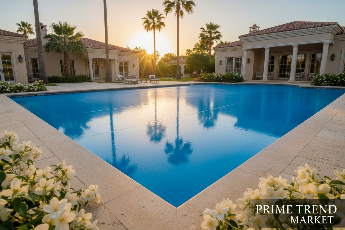 Luxury Swimming Pool Insulation Film – UV Protection Solar Cover for Round & Square Pools — Prime Trend Market
