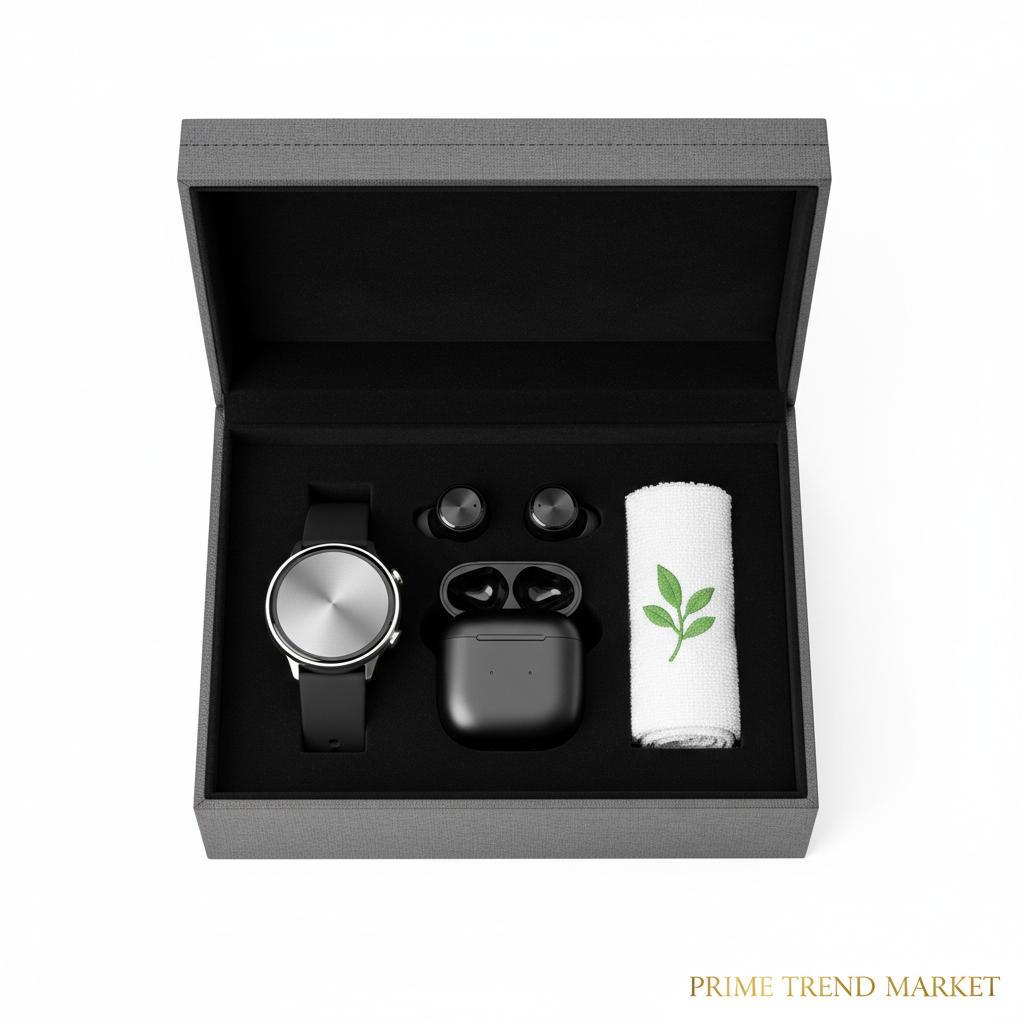 Smart Wellness Kit – KW10Pro Luxury Smartwatch + ANC Pro Wireless Earbuds | Fitness Bundle — Prime Trend Market