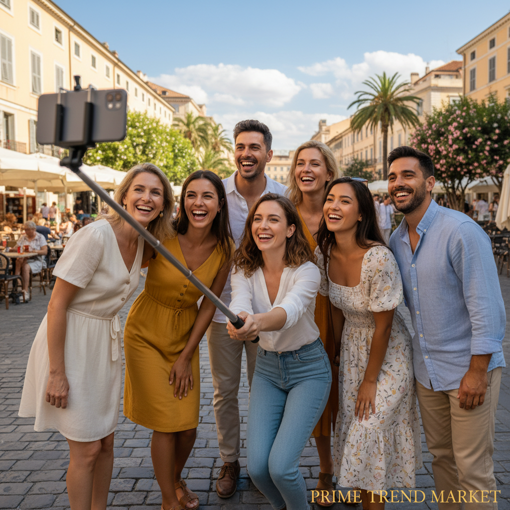 4-in-1 Selfie Stick Tripod with Remote | Desktop Phone Stand | Content Creator Essential — Prime Trend Market