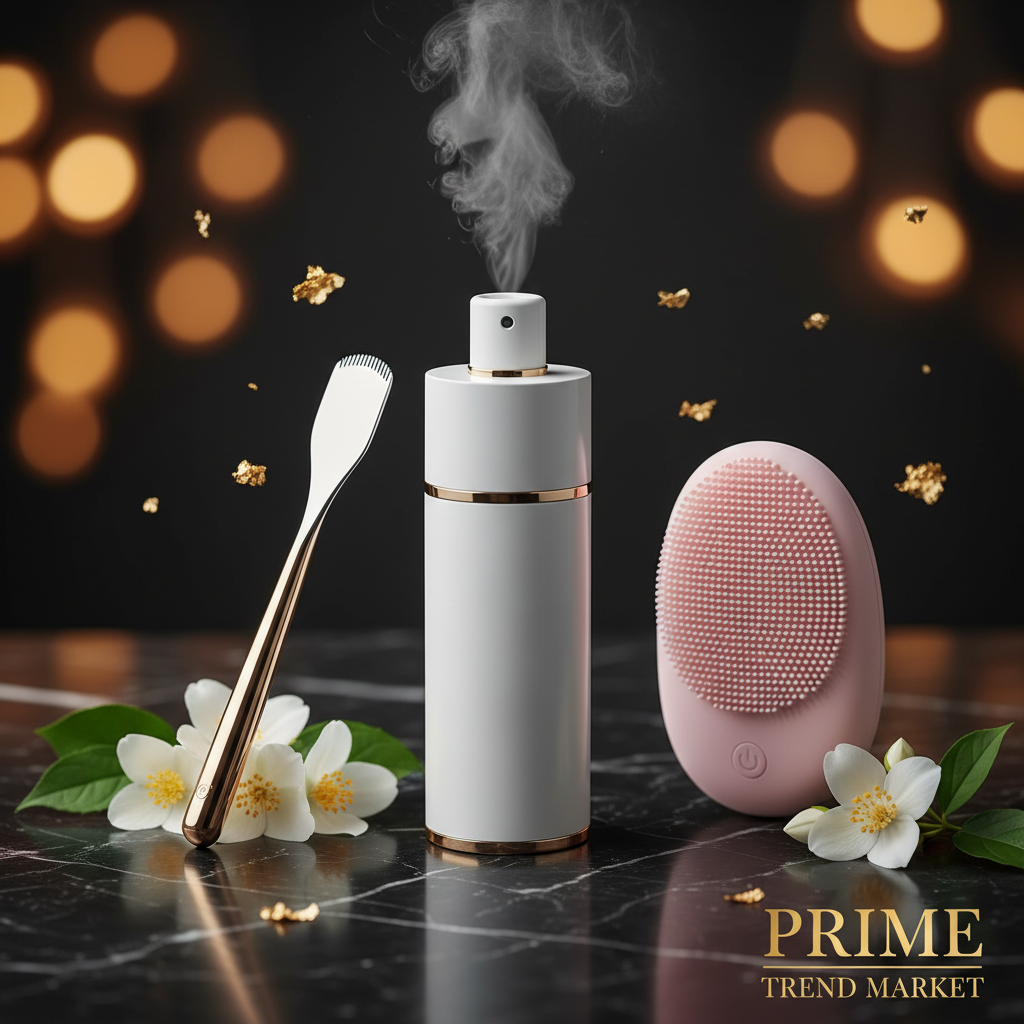 Skin Prep Ritual Kit | NanoMist™ Sprayer + Ultrasonic Scrubber + Sonic Cleansing Brush — Prime Trend Market