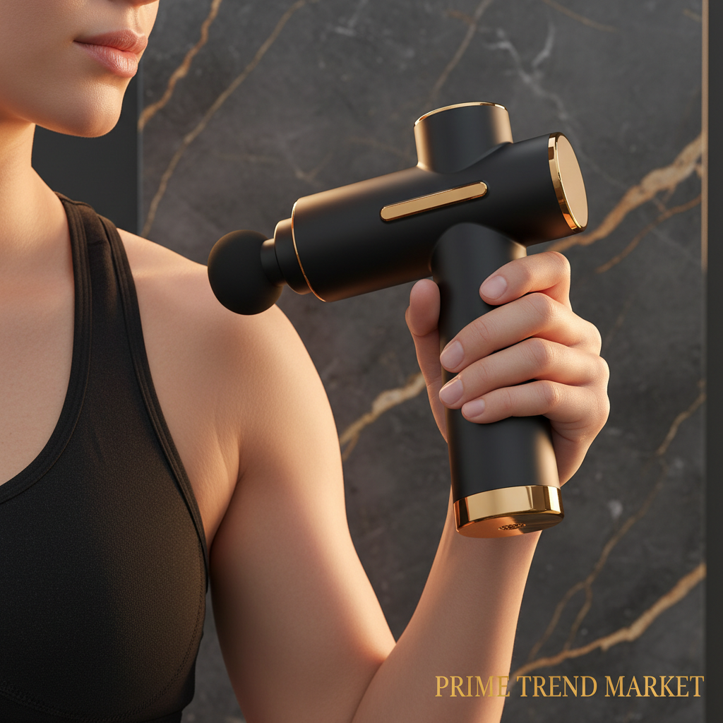 Luxury Mini Grab Muscle Fascia Massager — Portable Brushless Motor Recovery Gun — Prime Trend Market