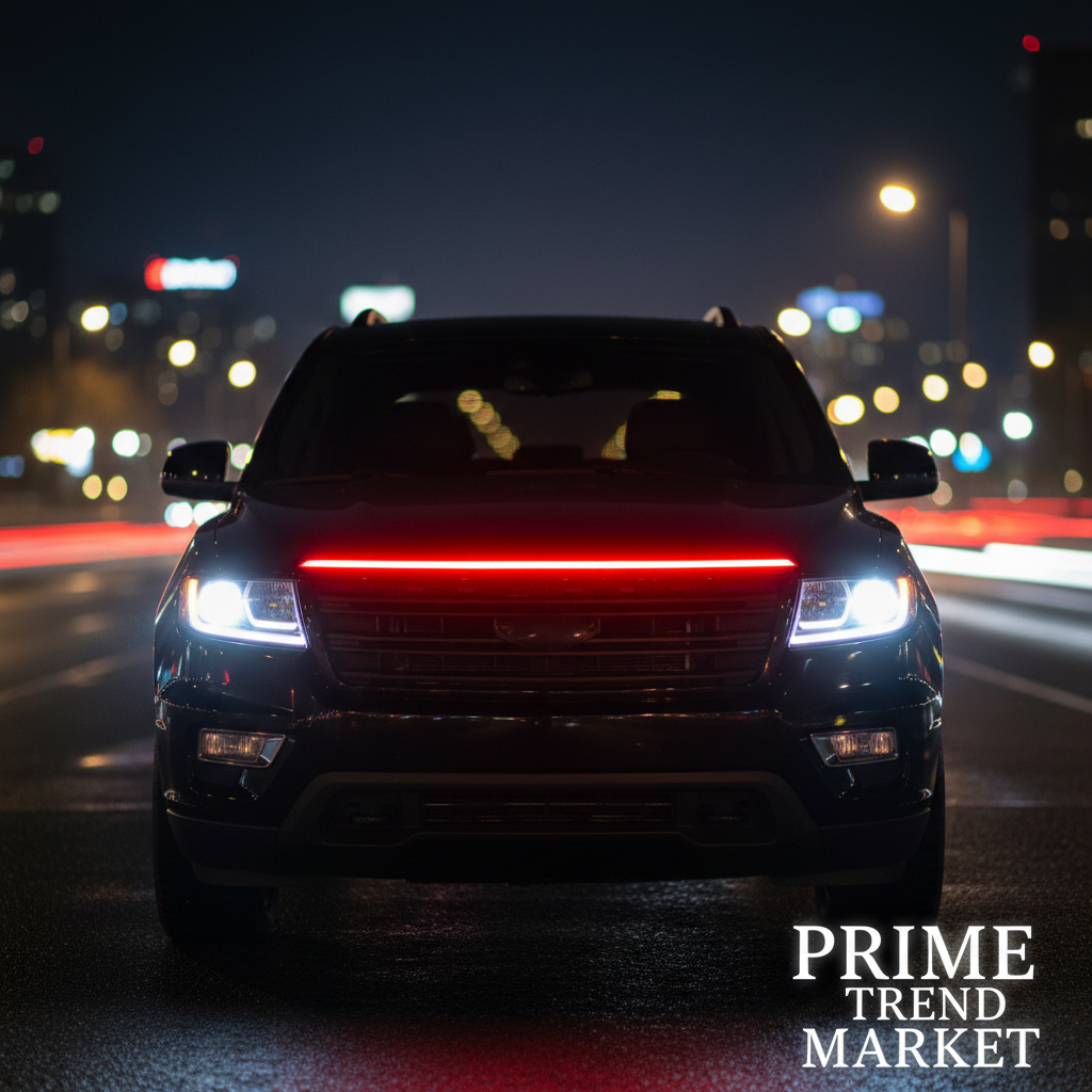 180cm Car Hood LED Daytime Running Light Strip – Waterproof Flexible DRL for Car, Truck & SUV — Prime Trend Market