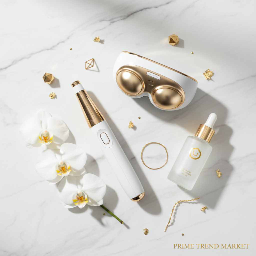Anti-Aging Power Bundle — EMS Microcurrent Wand + Eye Massager + Anti-Wrinkle Serum — Prime Trend Market