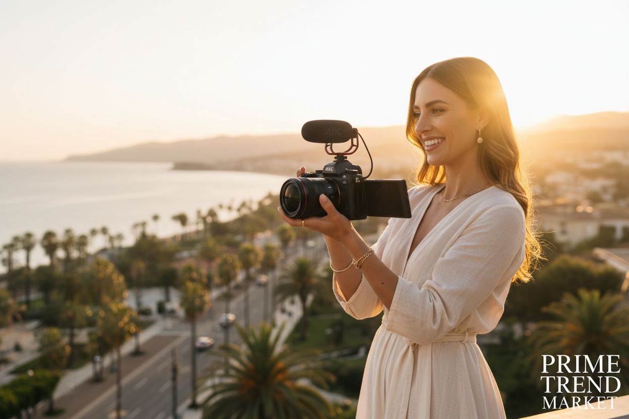4K Touch Screen Vlogging Camera with WiFi & Remote Control — Prime Trend Market