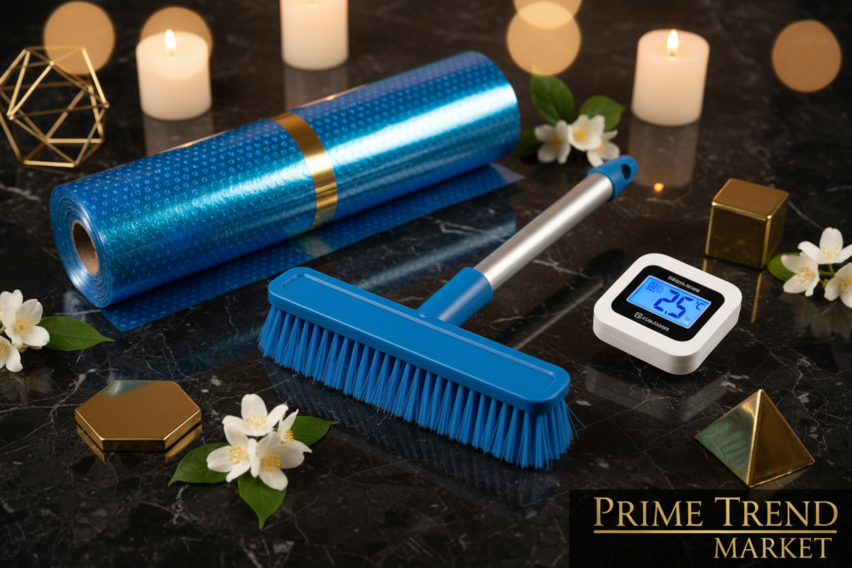 Luxury Swimming Pool Cleaning Brush – Heavy-Duty Wall & Floor Scrubber for All Pool Types — Prime Trend Market