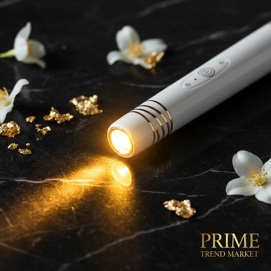 Luxury Pulse Skin Rejuvenation Wand — EMS Micro-Current Face Lifting, Firming & Anti-Aging Beauty Device — Eliza & Tuan