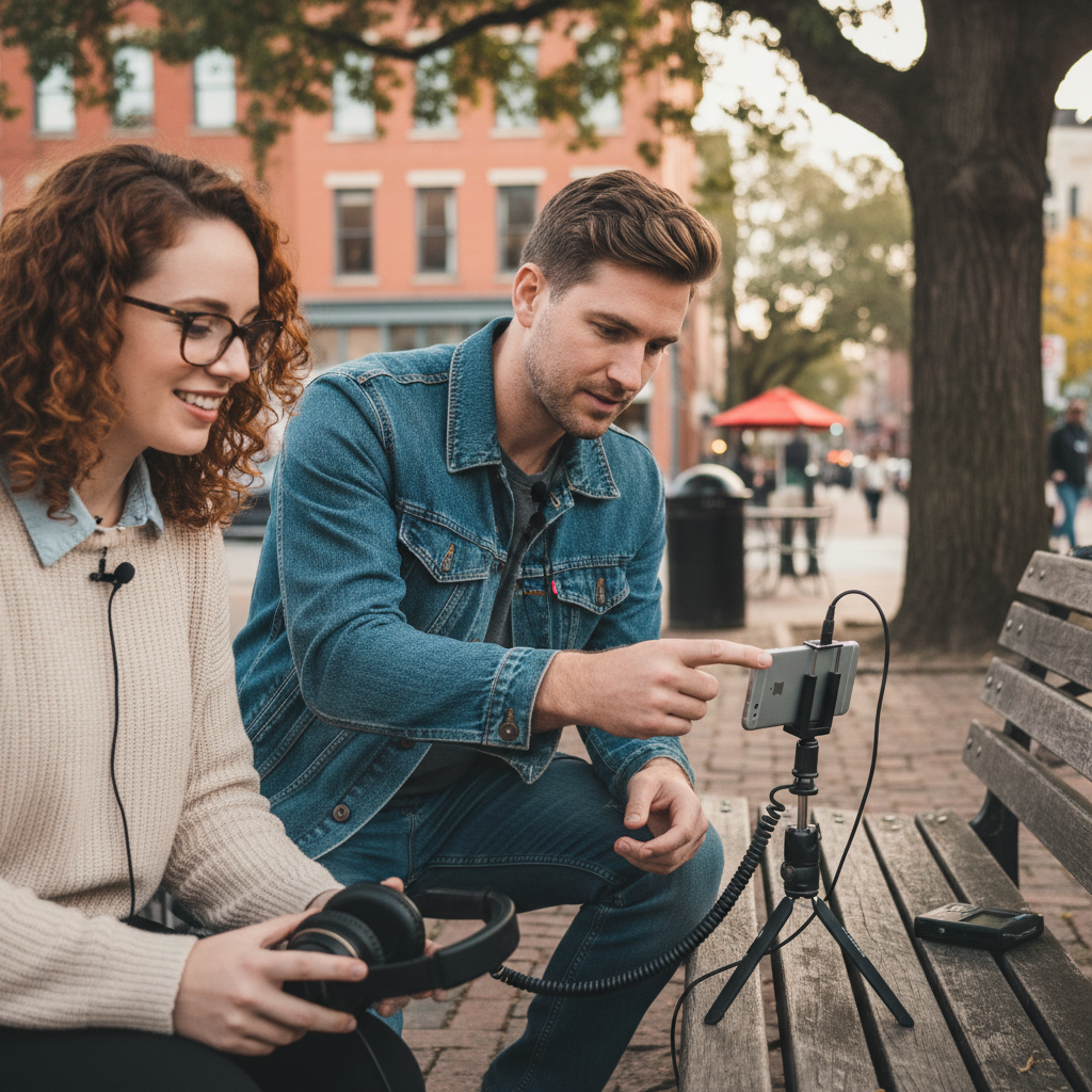 Mobile Phone Microphone — Plug-In Lavalier Mic for iPhone & Android — Prime Trend Market
