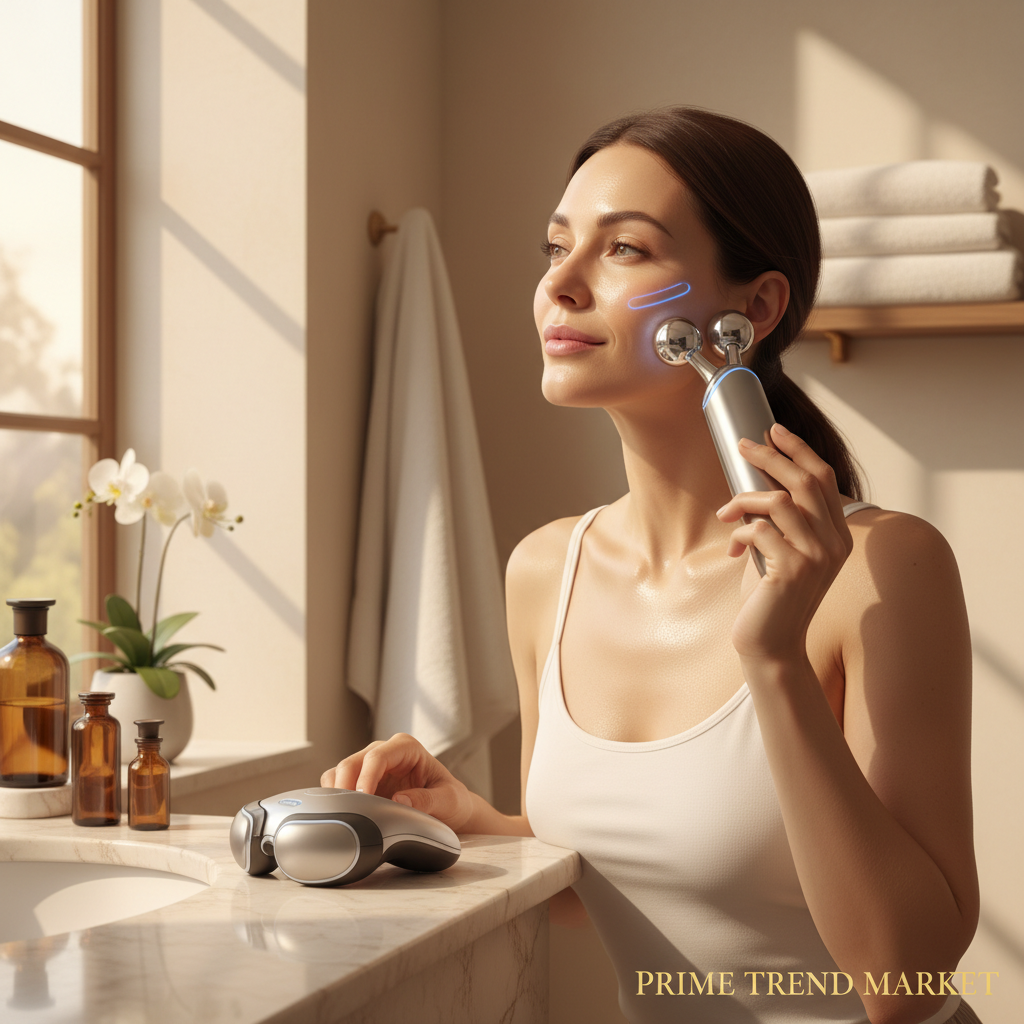Anti-Aging Power Trio — EMS Microcurrent Wand + Eye Massager + Anti-Wrinkle Serum — Prime Trend Market