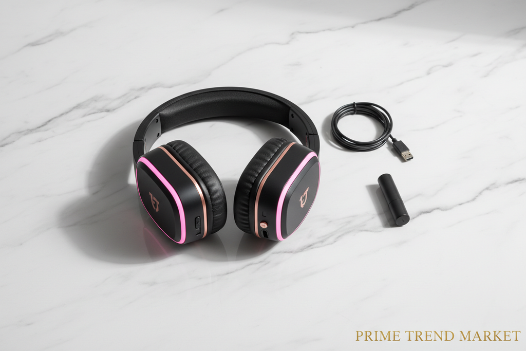 Wireless Bluetooth Gaming Headphones | Over-Ear | Noise Canceling | Deep Bass | Mic — Eliza & Tuan