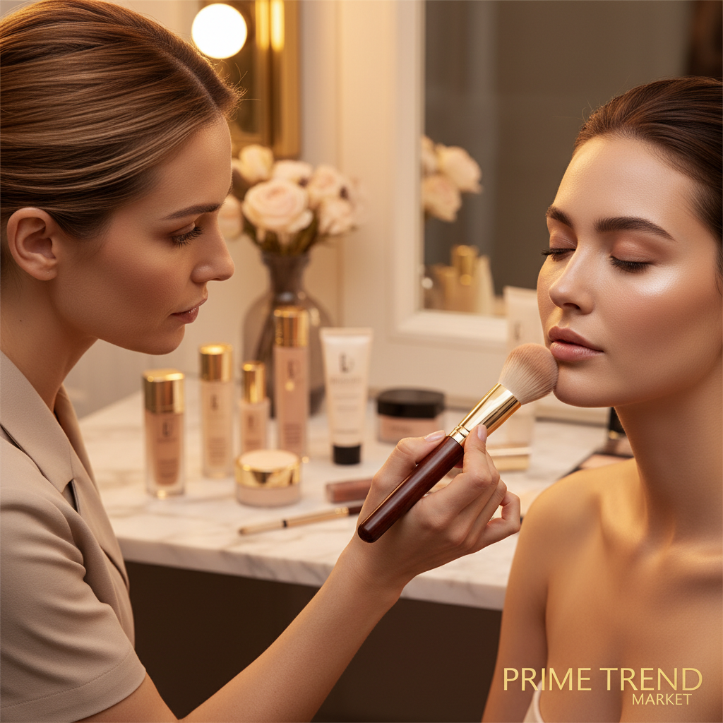 High-quality Makeup Brushes With Wooden Handles, Premium Natural 10pcs Makeup Brushes. — Prime Trend Market