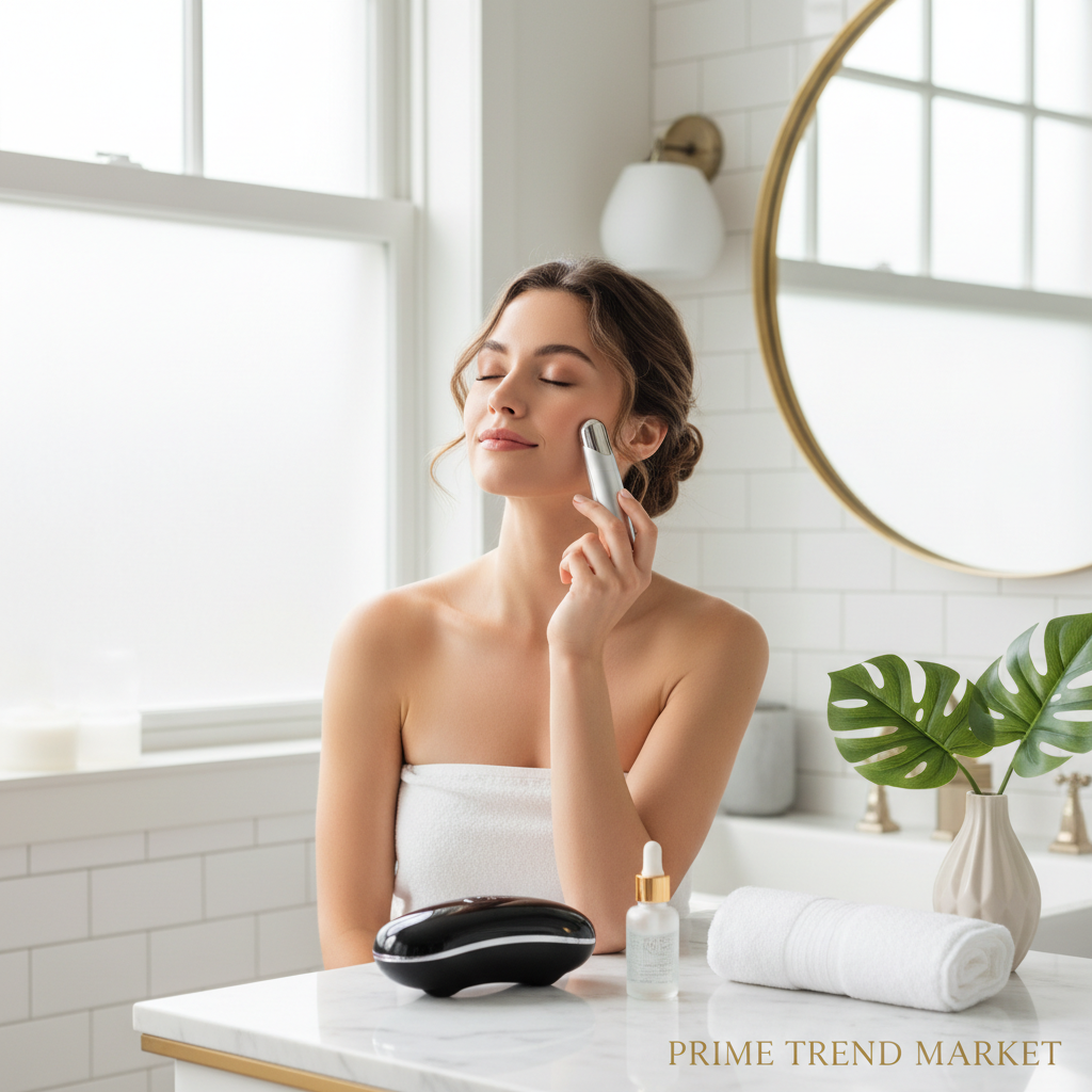 Anti-Aging Power Trio — EMS Microcurrent Wand + Eye Massager + Anti-Wrinkle Serum — Prime Trend Market
