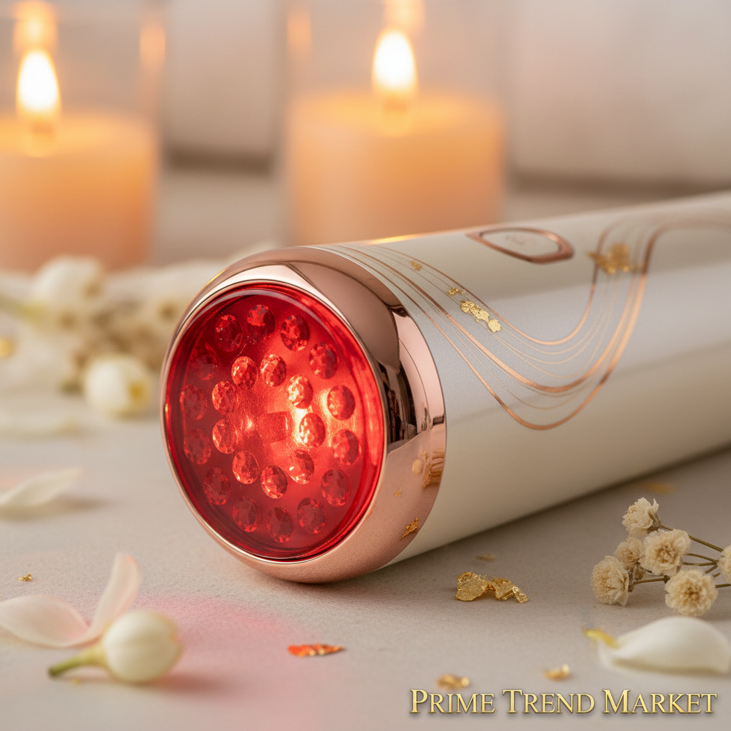 Luxury Collagen Gun EMS Red Light Beauty Device — 3-in-1 Portable Skin Rejuvenation & Anti-Aging Tool — Eliza & Tuan