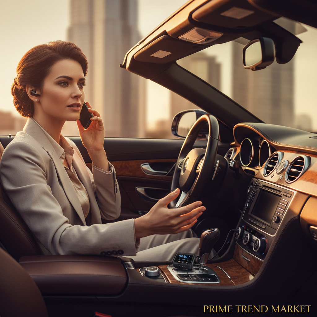 Wireless Car Bluetooth FM Transmitter | MP3 Audio | USB Charger | Hands-Free Calling — Prime Trend Market