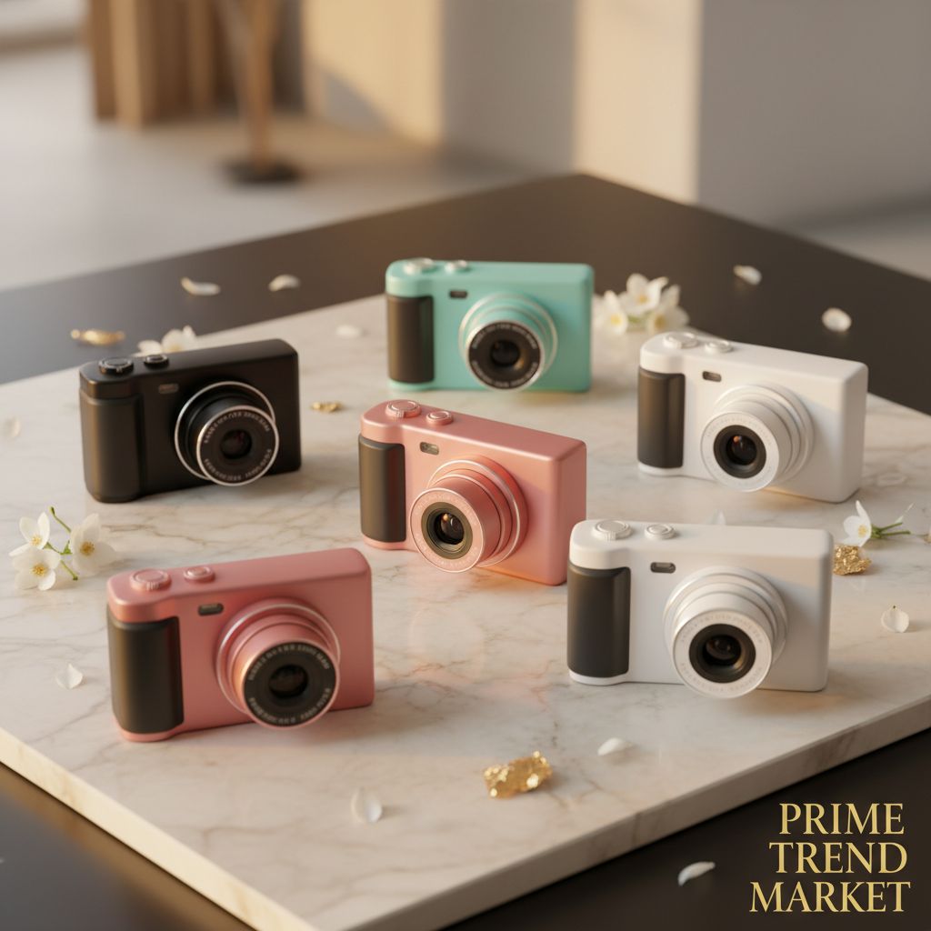 CampusShot™ CCD Student Digital Camera — HD Dual Front & Rear Lens in 6 Premium Colors — Prime Trend Market