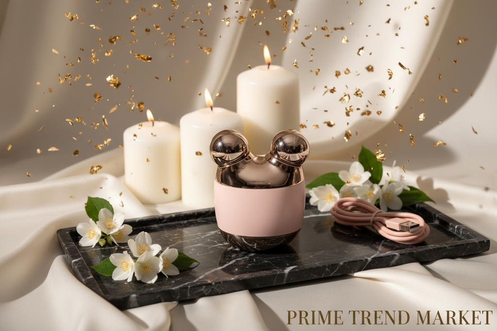 Luxury EMS Micro-Current Face Massager — Firming, Wrinkle Reduction & Skin Rejuvenation Device — Eliza & Tuan