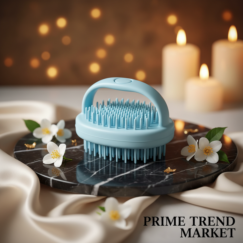Pet Bath Massage Brush — Soothing Rubber Grooming Comb for Dogs & Cats — Prime Trend Market