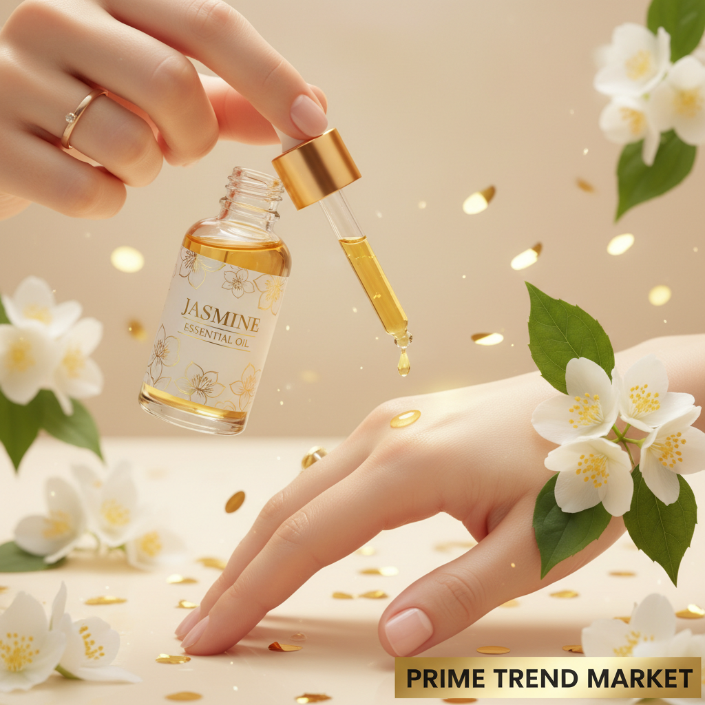 Luxury Jasmine Body & Massage Essential Oil — Deep Moisturizing Aromatherapy Skin Care Oil 10ml — Prime Trend Market
